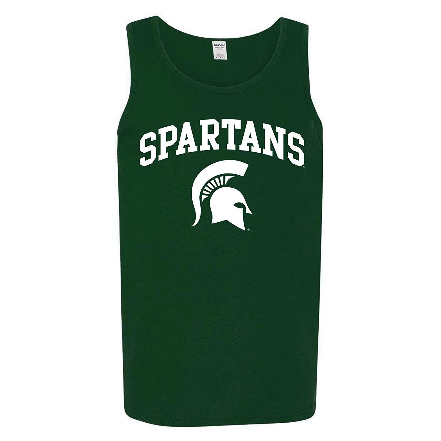 Michigan State Spartans Arch Logo Licensed Unisex Tank XL