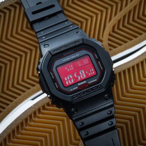 Casio G-SHOCK Radio-Controlled Solar Watch "Black and Red Series" GW-B5600AR-1A Men's