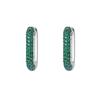 CRMYA Copper Gold Plated Earring Set For Women Color CZ Zircon Piercing Clip Hoop Dangle Earrings For Women Jewelry Wholesale