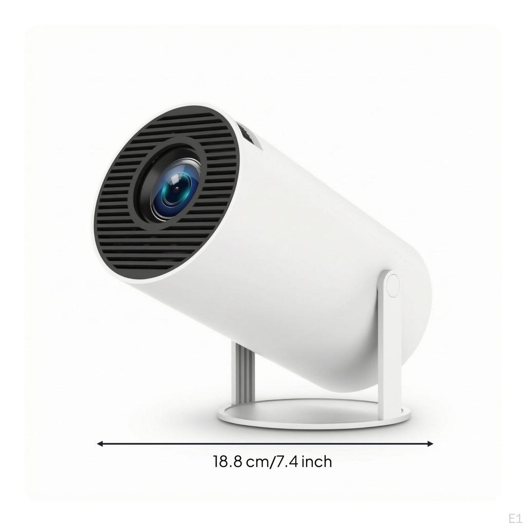 Projectors with Stand Rotatable Tabletop Portable for Movie Lovers, Gaming Aficionados,