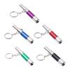 Whistle Flashlight Keychain Mini LED Light with Key Ring Compact Emergency Whistle Torch for Outdoor Hiking Camping
