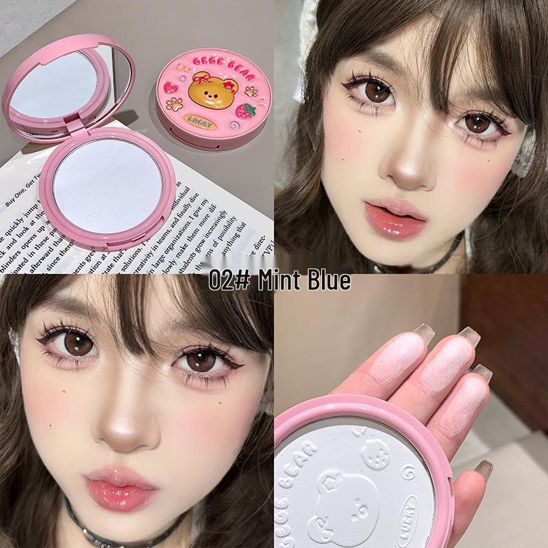 Gegebear Translucent Matte Setting Powder - Natural Oil Control, Affordable, Student-Friendly, Girlish Appeal