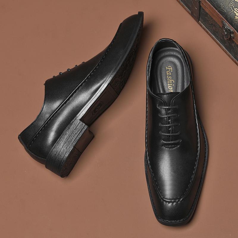 Fashion Genuine Leather Men's Casual Shoes New Arrival Male Oxford Shoes Hot Sale Formal Dress Footwear Versatile Walking Shoes Sneakers