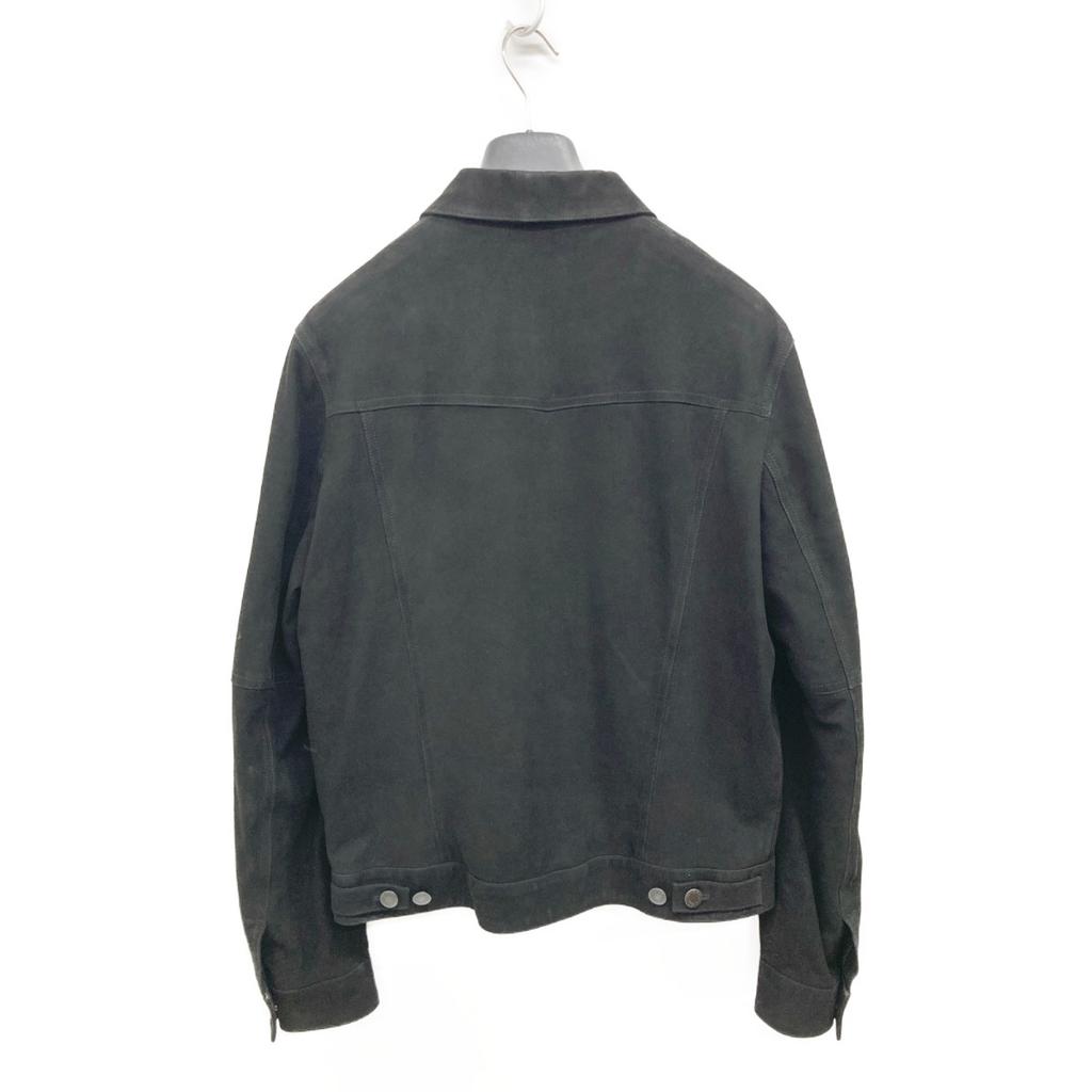 EMMETI Goat Suede JACK CAMO Denim Jacket Jacket 50 blackUsed