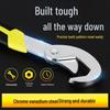 Multifunctional Adjustable Jaw Wrench: Multi-Purpose Pipe Wrench with Large & Small Openings