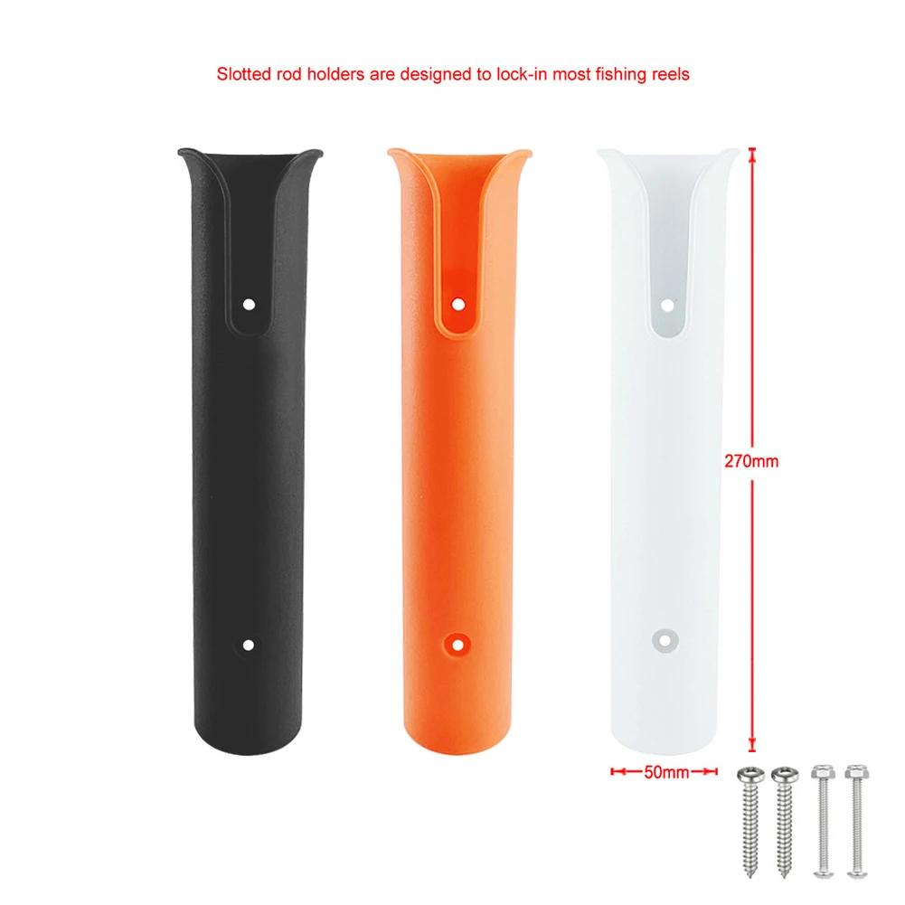 Fiskespöhållare med skruvar Fiskespöhållare Fäste Väggmonterad spöhållare för Båt Kajak Garage Båttillbehör