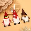 Christmas Tableware Holder Xmas Gnome Cutlery Holder Knife Fork Spoon Pouch Bag for Holiday Party Dinner Table Decor