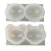 Easy Demold Silicone Skeleton Head Mold Realistic Skull Decorations and Accessories Mould Epoxy Jewelry Making Mould