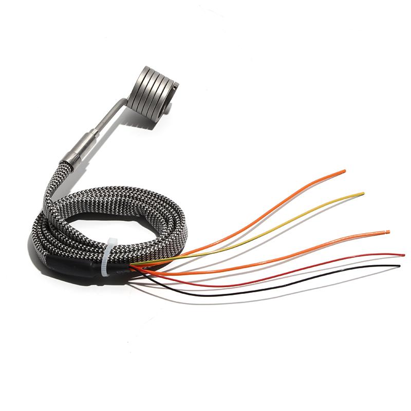 LJXH 220V Injection Molding Machine Hot Runner Heating Coil Spring Heater 3x3mm Nozzle Dedicated with K Thermocouple 1PC