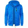New Men's Sports Fitness Casual Jacquard Sweatshirt Cardigan Hooded Jacket