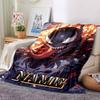 Customiz Name Personality venom Blanket Soft &Warm Sofa Office Bed Travel Lunch Break Blanket, Gift Suitable All Seasons