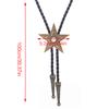 Turquoise Bolo Tie Western Vintage Bolo Tie Star Bolo Tie Cowboy Necktie Natives American Bolo Tie Men Western Bolo Tie