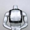 Adult men's bar erotic body restraints leather shoulder straps alternative tough guy performance SM props sexy bra