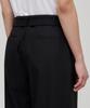 MUSINSA STANDARD WOMAN Women'S Real Wide Belted Slacks [Black]