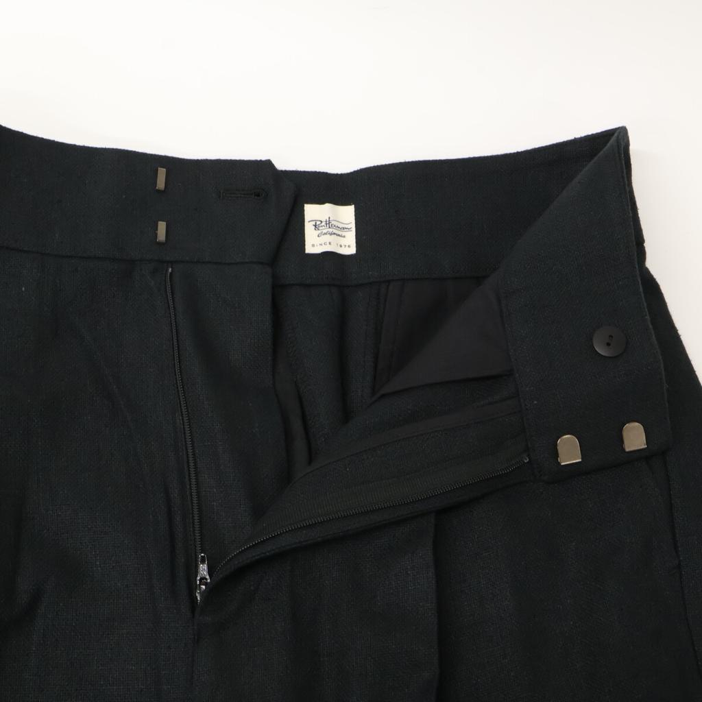 Ron Herman 3510600168 Wild Silk Tack Pants Wide Silk Tack Pants/ Bottoms XS blackUsed