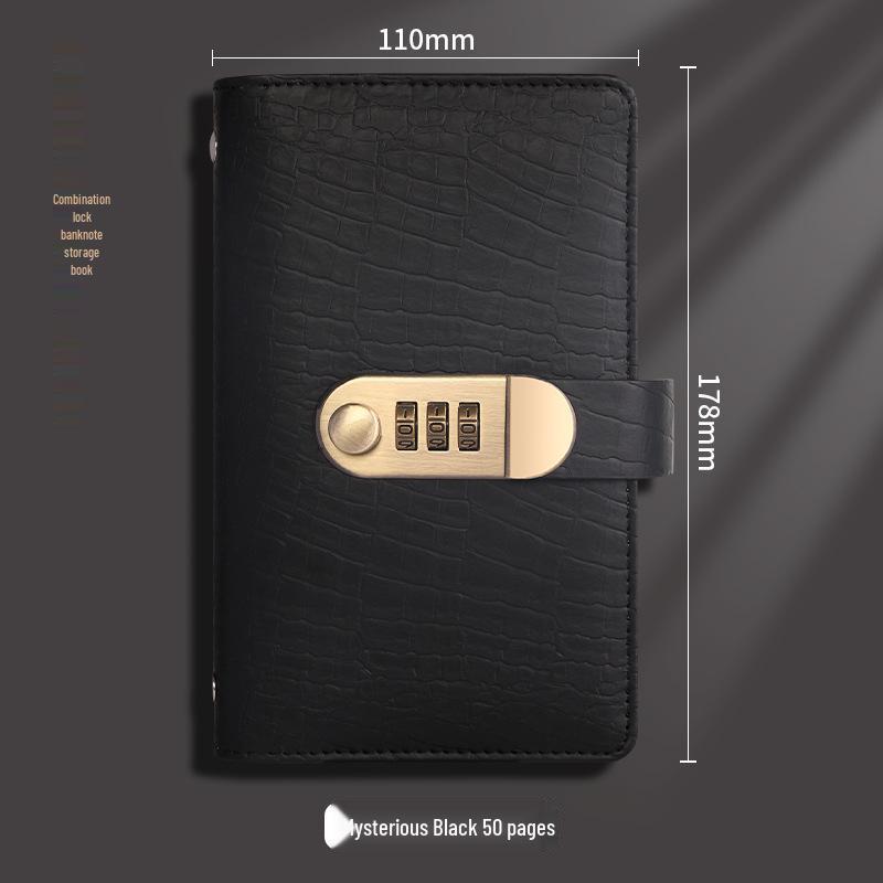 2025 Cross-Border Cash Savings Album with Password Lock for Financial Management and Accounting