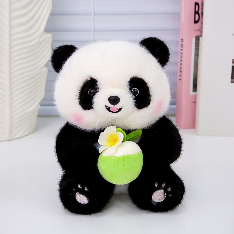 Cute Panda Doll Simulation Plush Doll Throw Pillow Souvenir Birthday Gift