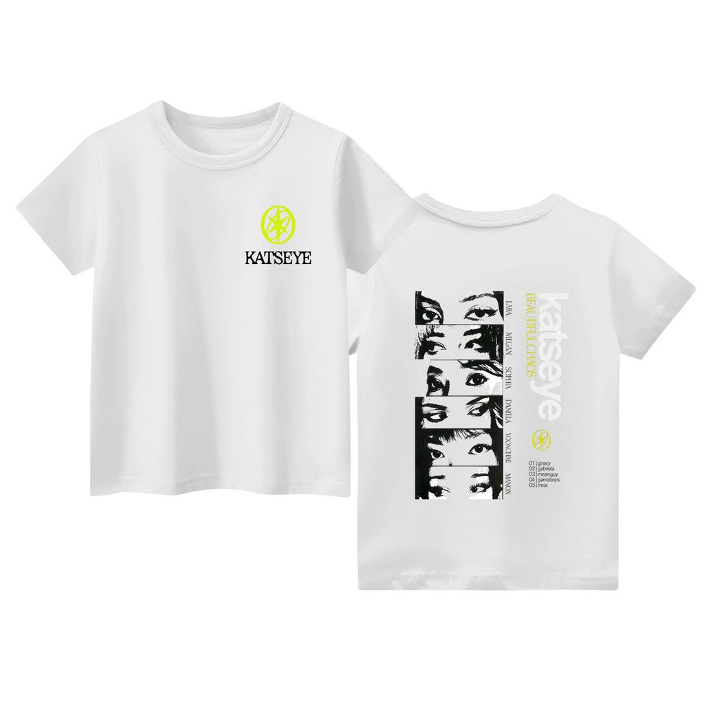 Lässiges, kurzärmliges, bedrucktes T-Shirt mit Rundhalsausschnitt für Kinder