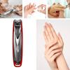 Slanted Nails Trimmer Ergonomic Stainless Steel Nail Clippers Precise Trimming Manicure Tool with Anti-splash for Colorful