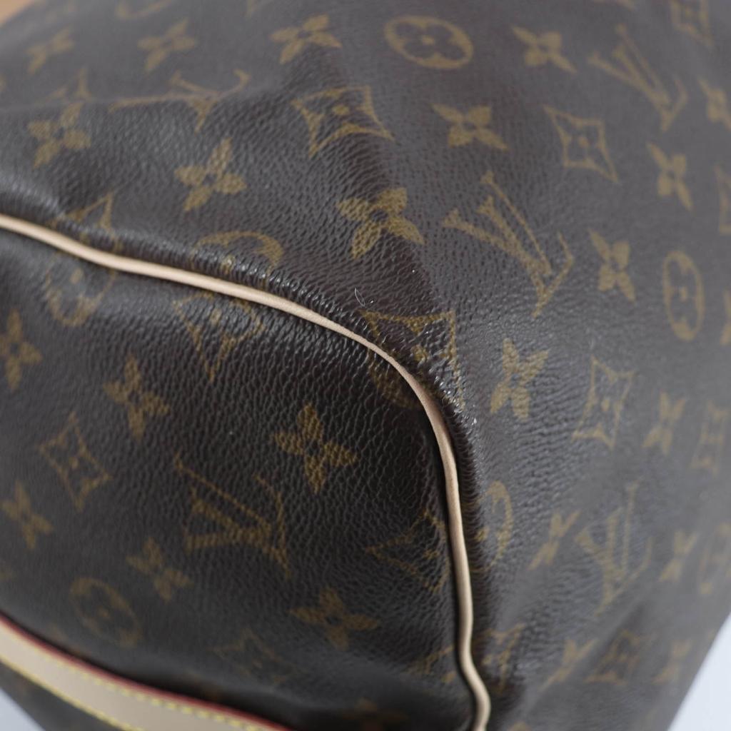 Ausgezeichnete LOUIS VUITTON Boston Tasche Keepol Bandoulière 55 Monogramm Canvas M41414 Gebraucht