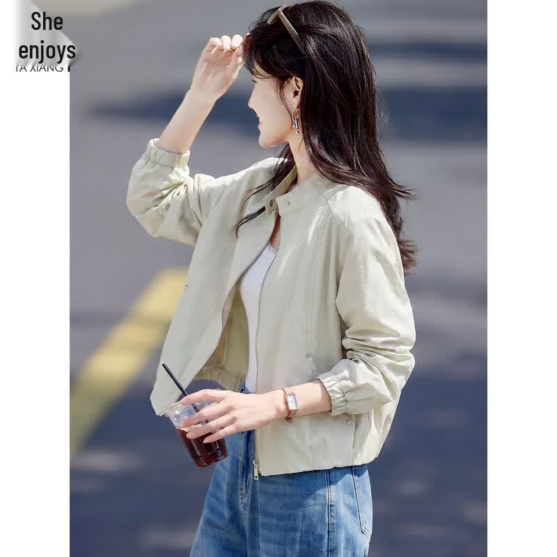 Women's Stand Collar Casual Workwear Jacket