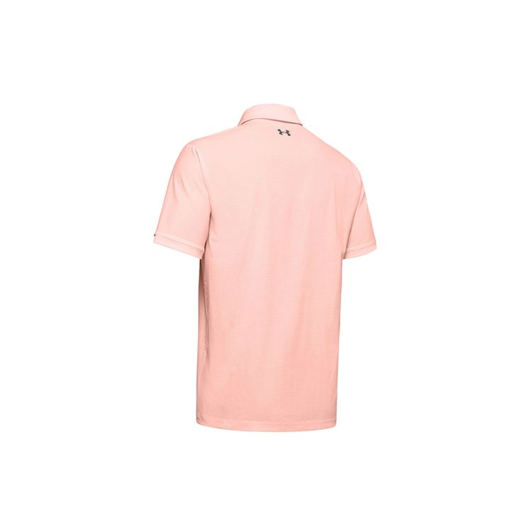 Under Armour Playoff Vented Heat-Pressed Logo Short Sleeve Polo Men Tops Light-Pink 1327038-845