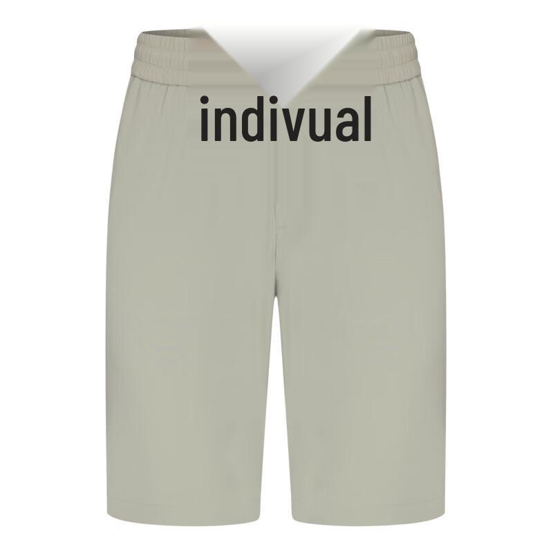 Men's Straight-Leg Slightly Elastic Solid Color Fashion Shorts