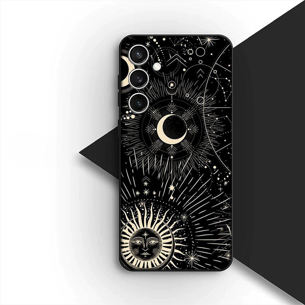 Protective Cover Sun Moon Funny Face Stars for Huawei P30 P20 Mate 20 10 Pro Lite Y7A Y8S Y7 Y9 Prime 2019 Phone Case