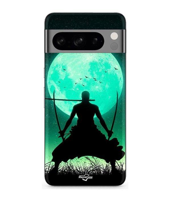 Coque - MANIACASE - Google Pixel 8a Pro - Silicone - Noir - Roronoa Zoro Épée noir