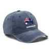 Flag of Australia Print Snapback Baseball Hat Australia Map Man Caps Breathable Lightweight Adjustable Caps For Mountaineering
