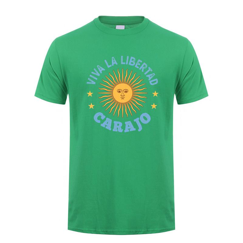 Viva La Libertad Carajo T Shirt Summer Funny Unisex Cotton Streetwear Tops Short Sleeve Tshirt Unisex Clothes Top Dy174