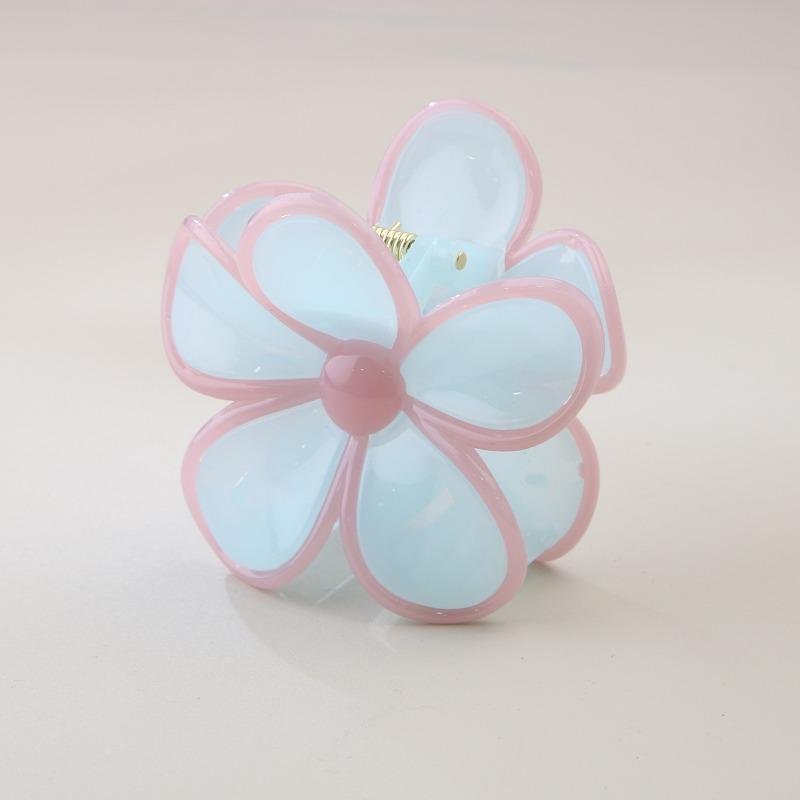 The New Frellia Flower Hairpin for Spring and Summer In Candy Color Is A High-end Hair Accessory with A Flower Back of The Head
