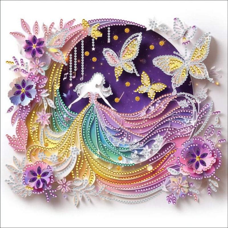 5D Tribal Beauty DIY Diamond Painting Kit – Rhinestone Sticker Decorative Art, Handmade Craft