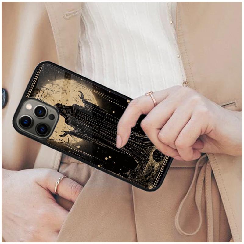 

The Hermit Tarot Card Grim Reaper Magnetic Phone Case For APPLE iPhone 17 Air 16 14 13 12 Pro Max 15 Plus Wireless MagSafe Cover iPhone 13mini
