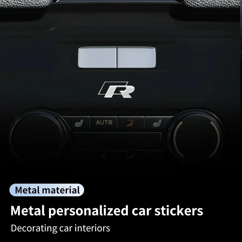 Metalowe Emblematy Samochodowe 3D Litery Dekoracyjne Naklejki Odznaka Naklejka Dla Volkswagen VW Tiguan CC Jetta Polo Golf Passat Scirocco Touareg