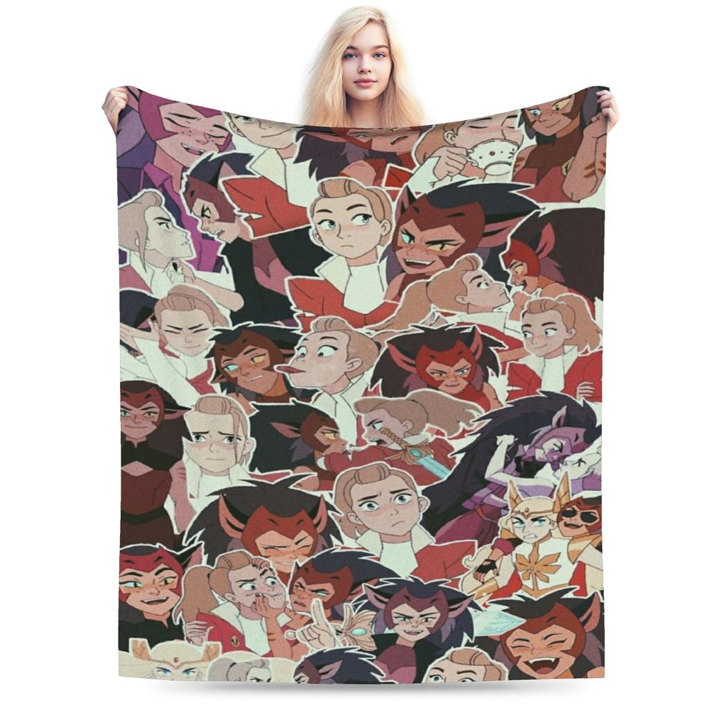 Cozy She-Ra and the Princesses of Power Blanket Merch Sofa Decorative  Blanket Throw Ultra-Soft Fleece for Car
