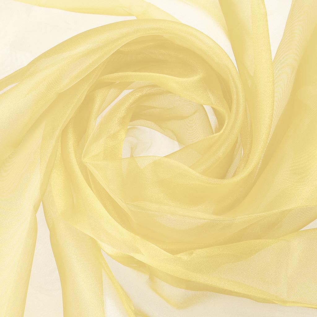 Organza Tulle Roll Fabric 60" Bridal Solid Sheer Organza Crystal Organza Sheer Silky Fabric for DIY Craft Table Home Decoration