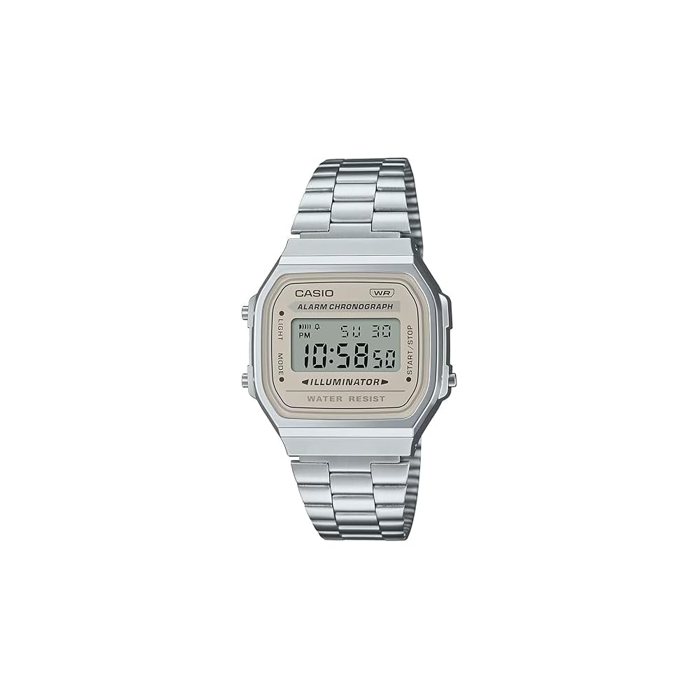 Casio Vintage Series A168WA Digital Watch Silver Unisex Kids Original Box Included