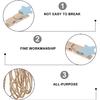 EXCEART Star Shape Wooden Clips Clamps for Photos Notes Memo 100Pcs 1.57 Inch Blue Decorative Mini Clothespins for Home and Office