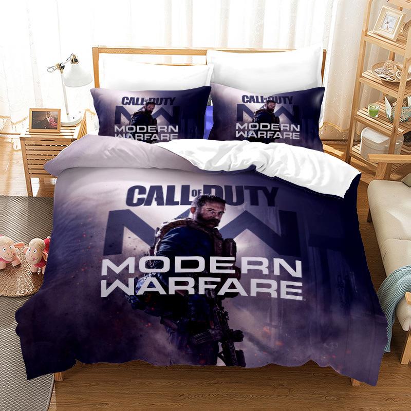 Call Of Duty Warzone Bedding Set Single Twin Full Queen King Size Game Bed Set Aldult Kid Bedroom Duvet cover Sets 3D Print 016