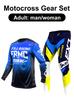 Sada oblečení na motokros Enduro cross Dres Kalhoty Sady Racer Sada vybavení Terénní Pánské Sady Dámské horské Downhill Motocykl MX