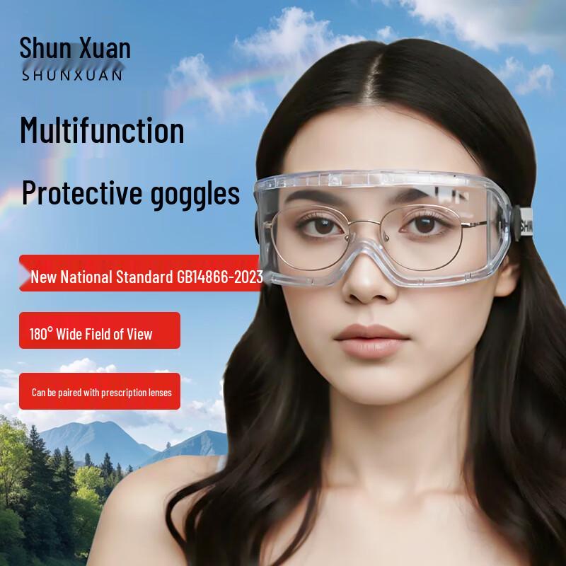 Anti-fog Safety Goggles for Prescription Glasses