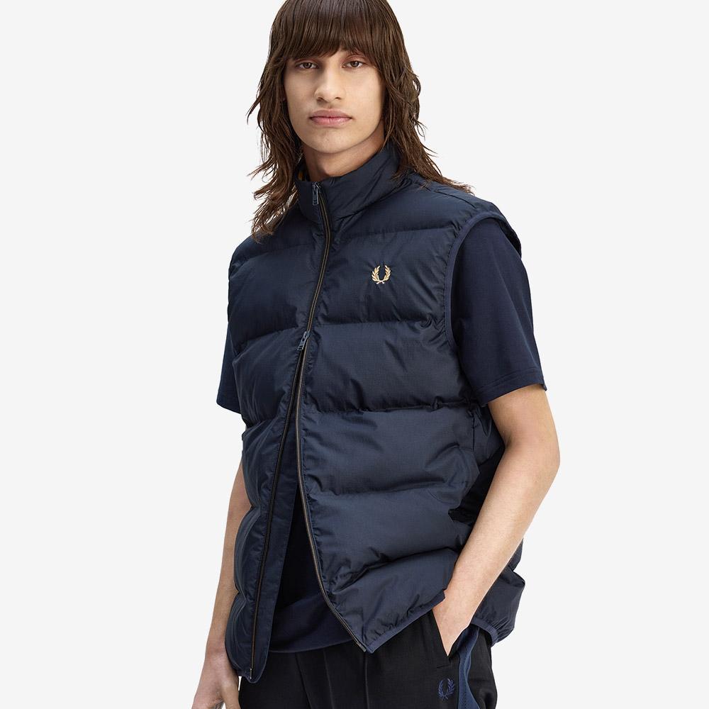 Fred Perry [Sport] Insulated Vest - Navy Afpm2538522-608