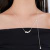 POSTLUDE [SILVER] DROP BALL SN CHAIN NECKLACE