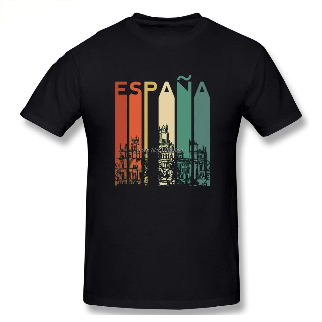 Espana Spain Catalonia Madrid Spanish Espanol Barcelona Graphic Tshirt Funny Men's T-Shirt Many