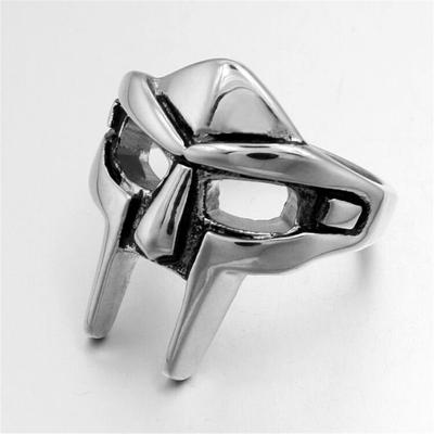 Δαχτυλίδι Hip Hop MF DOOM Mask For Men Gladiator Punk Στυλ Αιγυπτιακό Φαραώ Ανδρικό Δαχτυλίδι Κλασικά ρετρό κοσμήματα για πάρτι