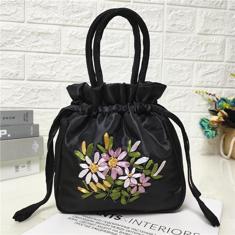 Embroidered Handcrafted Ethnic Handbag - Compact Shopping Bag for Mobile & Essentials