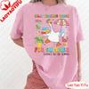 Cute Cartoon Duck Printt Shirt Colorful Graphic Print Tops Silly Teacher Goose on The Loose Summer Clothes Streetwear