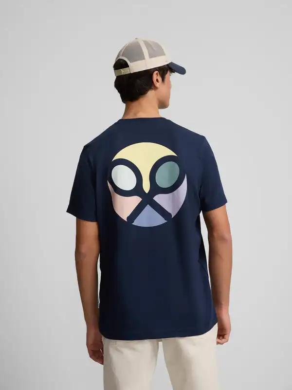 Silbon 2025 Summer Tennis Season Cotton T Shirt Men's Women's Classic Print Cotton Casual Round Neck Short Sleeve Unisex Tee
