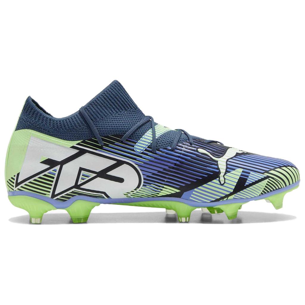 New PUMA FUTURE 7 MATCH Breathable Soccer Shoes Men's Gray Blue 107931-03